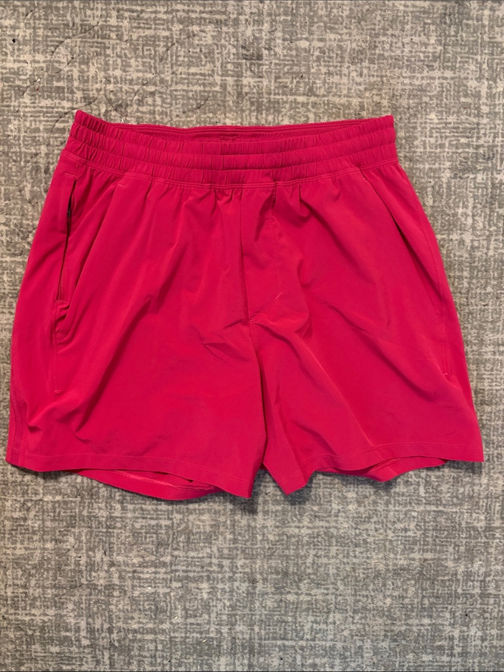 Lululemon Men's Linerless Pace Breaker Shorts in Hot Pink 5”Inseam
